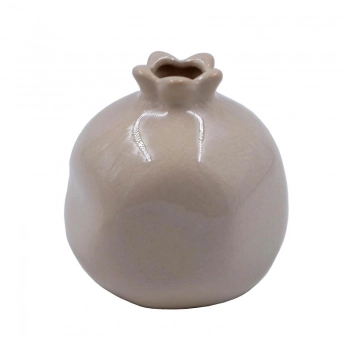 Διακοσμητικό Ρόδι Κεραμικό Εκρού 12εκ. Royal Art FEX0/02CR