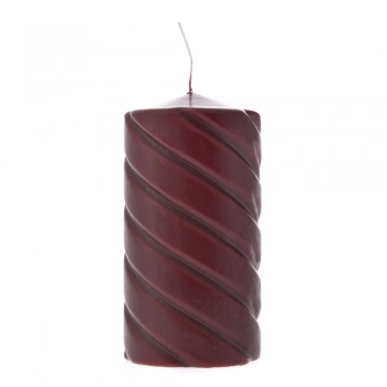 Κερί Μπορντώ Στριφτό 7x14εκ. iliadis 76387