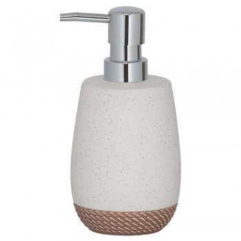 Ντισπένσερ Πορσελάνης 400ml-8,3x16,5εκ. Braid Sand Sealskin 362490265