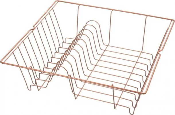 Πιατοθήκη Μεταλλική 33x36x12εκ. Lipsia Copper Metaltex 16-323640