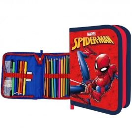 Κασετίνα Μονή Γεμάτη Spiderman Justnote 50-3726