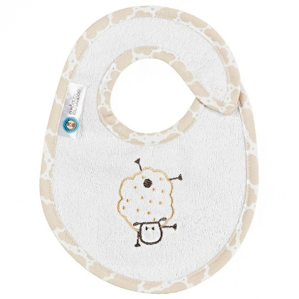 Σαλιάρα Polycotton Μεσαία Sheep Εκρού 19293