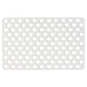 Ταπέτο Αντιολισθητικό Μπανιέρας Καουτσούκ 38x75εκ. Doby White Sealskin 312005210