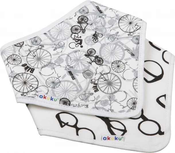 Σετ 2τμχ Σαλιάρα-Μπαντάνα Βαμβακερές Ποδήλατο/ Γυαλιά akuku A1474