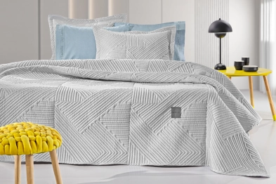 Σετ Κουβερλί Polyester King 250x240εκ. Ziana Smoke Guy Laroche