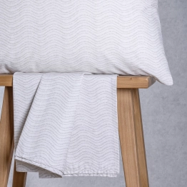 Σετ Σεντόνι Με 1 Μαξιλαροθήκη Βαμβακερό Ημίδιπλο Με Λάστιχο 120x200+32εκ. Maverick Light Grey Ultra Line Mini Melinen 20005886