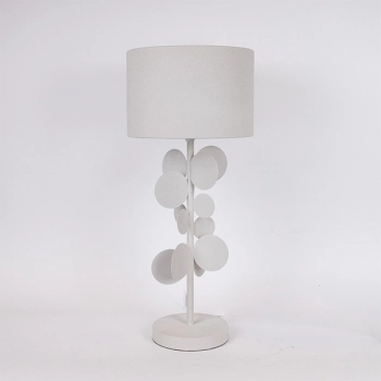 Φωτιστικό Επιτραπέζιο Μεταλλικό Λευκό 30x70εκ. ESTHETI 814-40015