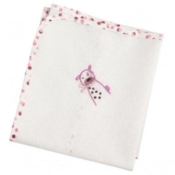 Σελτεδάκι Bebe Polycotton 60x80εκ. Family Pink 11261