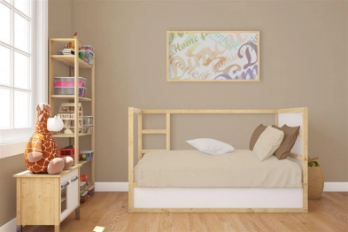 Κατωσέντονο με Λάστιχο Βαμβακερό Κούνιας 70x140+15εκ. Solid 502 Beige DimCol