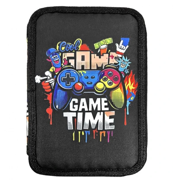 Κασετίνα Διπλή Γεμάτη Joystick Gametime 13x3x20εκ. Justnote 50-3151