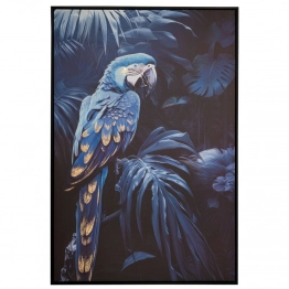 Πίνακας Χρυσοτυπία Καμβάς Blue Parrot 83x123εκ. iliadis 89158