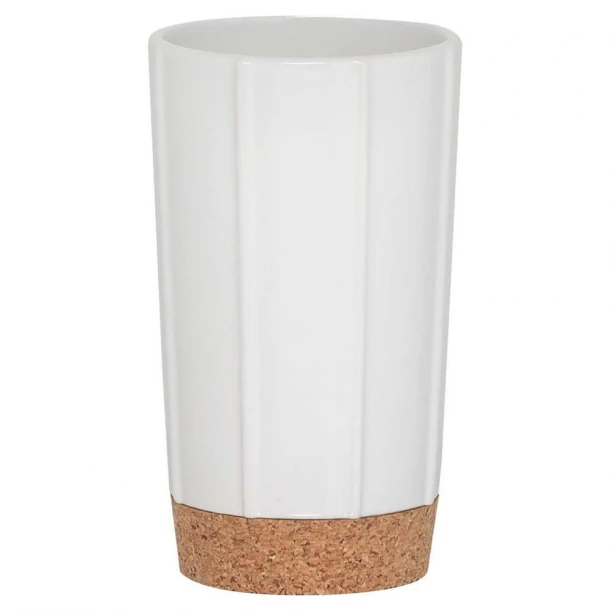 Ποτηροθήκη Πορσελάνης 7,1x12,5εκ. Cork White Sealskin 362510410