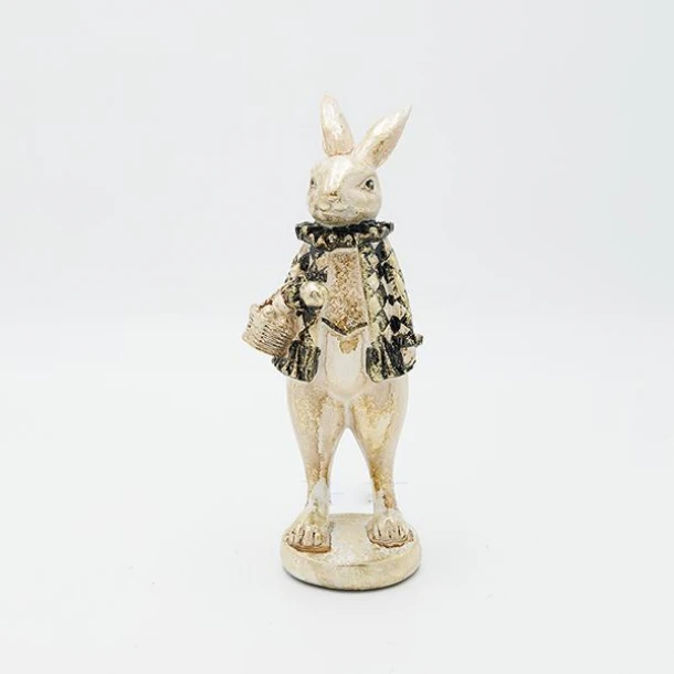 Πασχαλινός Διακοσμητικός Λαγός Polyresin 9x9,5x24,5εκ. ESTHETI 818-00009