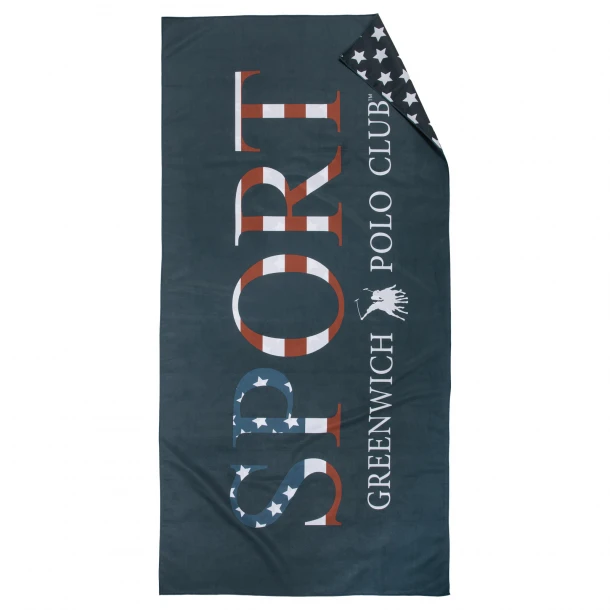 Πετσέτα Θαλάσσης Microfiber 80x170εκ. Essential 5206 Blue Greenwich Polo Club