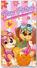 Πετσέτα Θαλάσσης Παιδική Quick Dry Microfiber 70x140εκ. Nickelodeon Paw Patrol 002 Baby Pink Dimcol