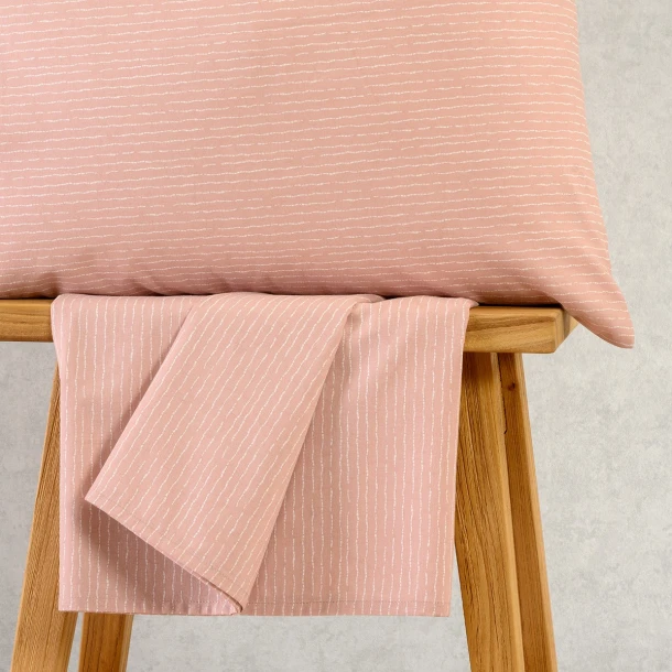 Σετ Σεντόνι Με 1 Μαξιλαροθήκη Polycotton Ημίδιπλο Με Λάστιχο 120x200+32εκ. Davide Rose Casual Line Mini Melinen 20005392