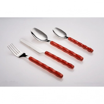 Σετ Μαχαιροπήρουνα 30τμχ Ανοξείδωτα Nuovo CRYSPO TRIO 45.330.65 Red