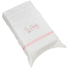 Πάπλωμα Βαμβακερό Λίκνου 70x100εκ. Sheep Ροζ 65291