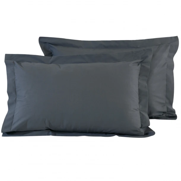 Ζεύγος Μαξιλαροθήκες Βαμβακερές Oxford 50x70+5εκ. Best Line 1007 Das Home