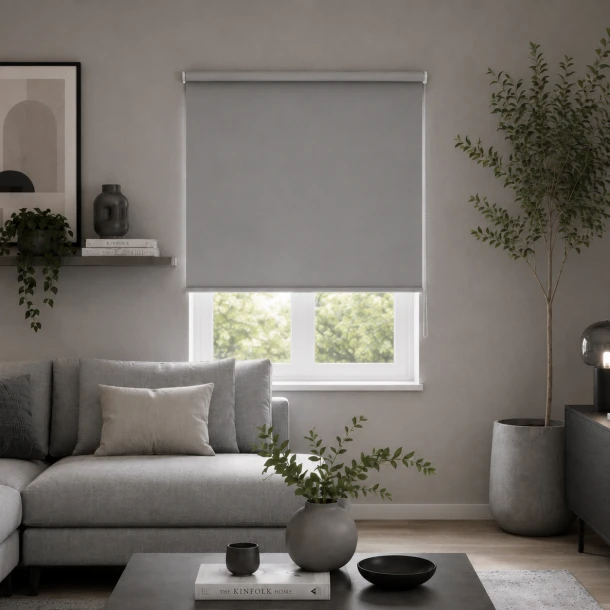 Ρόλερ Μερικής Σκίασης Polyester 80x230εκ. Grey MRShome GR080230