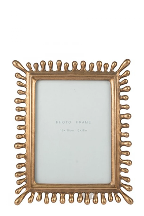 Κορνίζα Polyester Μπρονζέ 15x20εκ. Zen Collection 24.34.51073