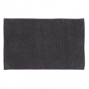 Ταπέτο Μπάνιου Αντιολισθητικό Chenille 60x90εκ. Bathmats 0773 Ανθρακί Das Home