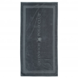 Πετσέτα Θαλάσσης Βαμβακερή 90x170εκ. Essential 4063 Σκούρο Γκρι Greenwich Polo Club