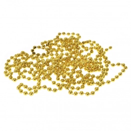 Χριστουγεννιάτικη Γιρλάντα Πέρλας Χρυσή 8mmx4μ. iliadis 79447
