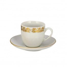 Σετ 6τμχ Φλυτζάνια Καφέ Πορσελάνης WM Collection 100ml N70053 