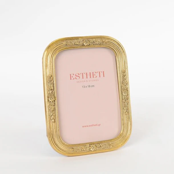 Κορνίζα Polyresin Χρυσή 13x18εκ. ESTHETI 756-12030