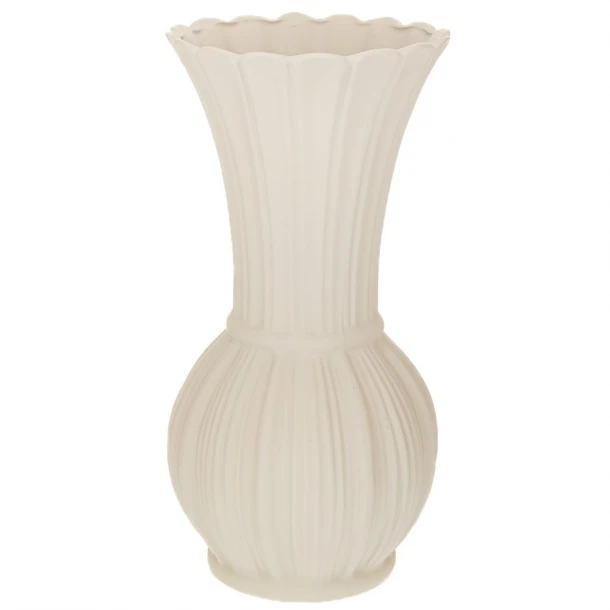 Βάζο Κεραμικό Λευκό 14x28εκ. iliadis 91519