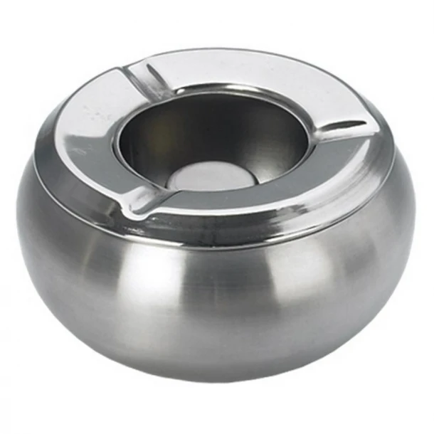 Σταχτοδοχείο Αντιανεμικό Φ10εκ. Ανοξείδωτο Max Home UR50813000