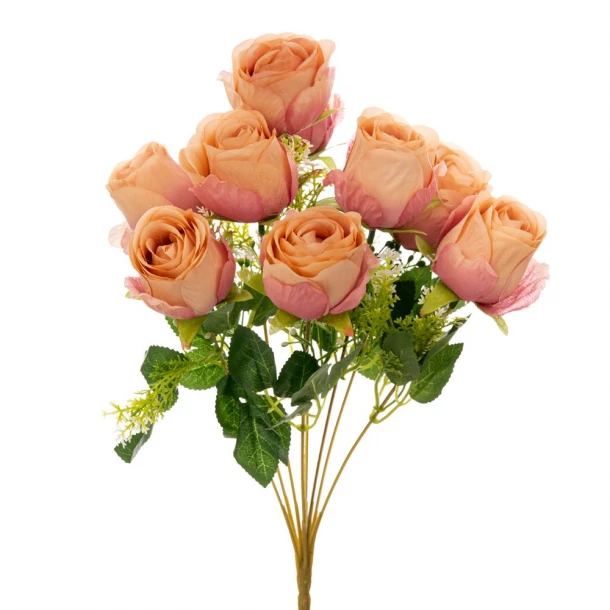 Μπουκέτο Με 9 Τριαντάφυλλα Ροζ 40εκ. iliadis 90010