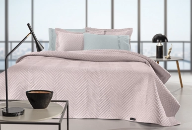 Σετ Κουβερλί Microfiber Ημίδιπλο 180x240εκ. Hamptons Sepia Guy Laroche