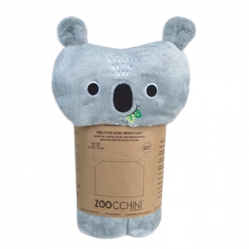Κουβέρτα Κούνιας Fleece Με Κουκούλα 127x91,4εκ. Koala Zoocchini ZOO14105