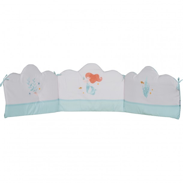 Πάντα Κούνιας Microfiber 45x195εκ. Digital Print Fun 4876 Λιλά-Μέντα-Ροζ Das Baby