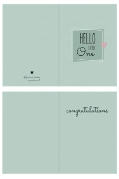 Ευχετήρια Κάρτα Γέννησης Blue-Mint Proud mama PM-602