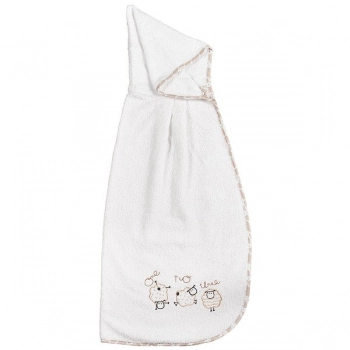 Κάπα Βαμβακερή 85x95εκ. Sheep Εκρού 47593