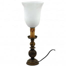 Επιτραπέζιο Φωτιστικό Μπρούτζινο 42εκ. Royal Art STL189L/BR/G