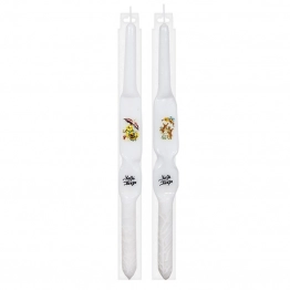 Λαμπάδα Πλακέ Καλό Πάσχα 40εκ. Bunny's 73-1479