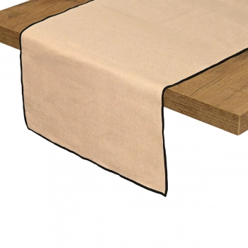 Runner Βαμβακερό Μπεζ 45x150εκ. Frame Estia 07-36164