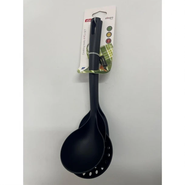 Εργαλεία Μαγειρικής Σετ 4τμχ Naylon Allegro Black Max Home EL0009994N