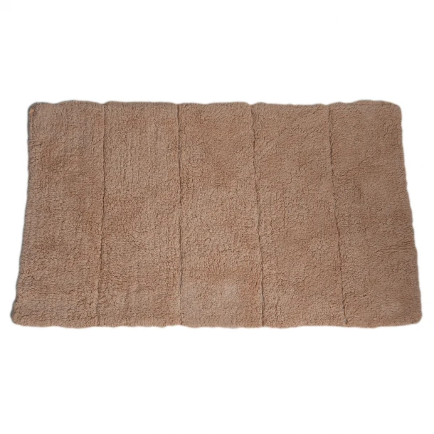 Ταπέτο Μπάνιου Βαμβακερό Μπεζ 50x80εκ. MRShome DS-3992002