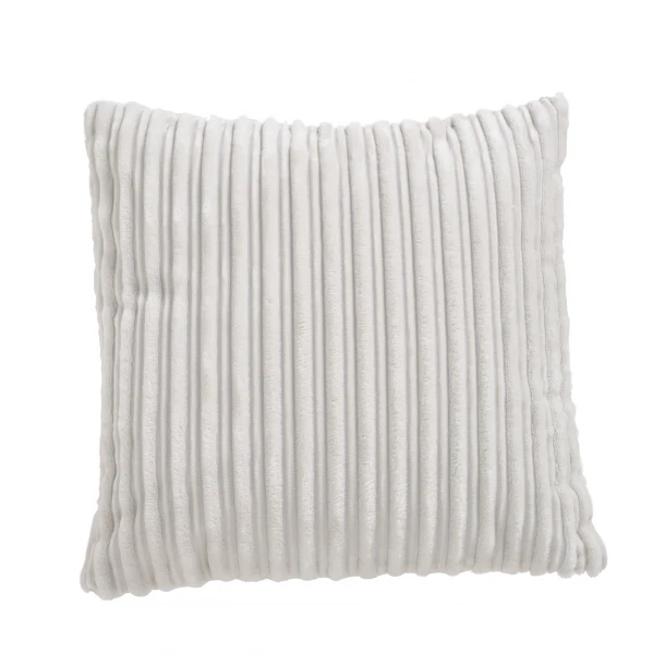 Διακοσμητικό Μαξιλάρι Fleece 40x40εκ. Throws 1178 Dusty Ιβουάρ Das Home