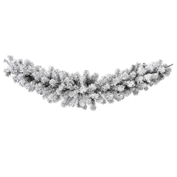 Χριστουγεννιάτικη Γιρλάντα Τζακιού Χιονισμένη 120εκ. iliadis 80114