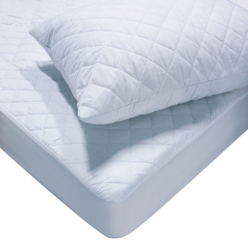 Ζεύγος Μαξιλαροθήκες Καπιτονέ Polycotton 45x65εκ. Komvos Home 7117400-2