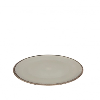 Πιάτο Φαγητού Ρηχό Πορσελάνης Vibes Grey ESPIEL 27εκ. TLS101K6
