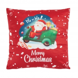 Χριστουγεννιάτικο Μαξιλάρι Polyester 45x45εκ. Christmas 0852 Red Das Home