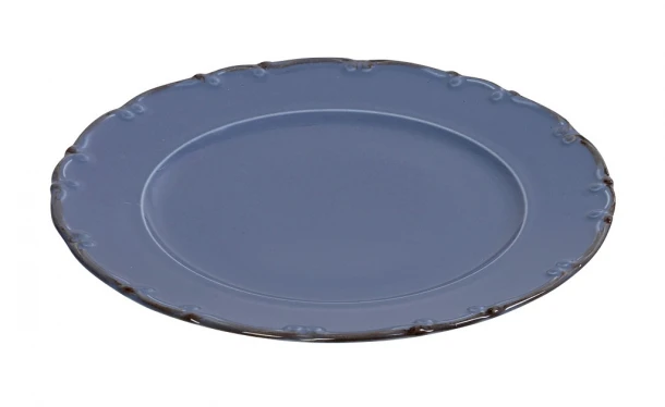 Πιάτο Φαγητού Ρηχό Πορσελάνης Γαλάζιο-Καφέ Liana ESPIEL 27εκ. TLZ101K6