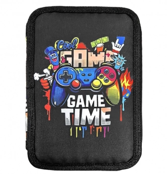 Κασετίνα Διπλή Γεμάτη Joystick Gametime 13x3x20εκ. Justnote 50-3151